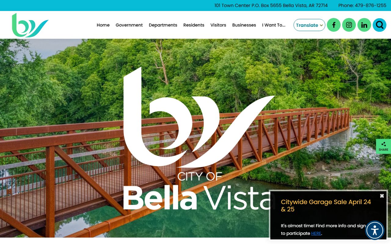 Bella Vista Arkansas bankruptcy records city official website
