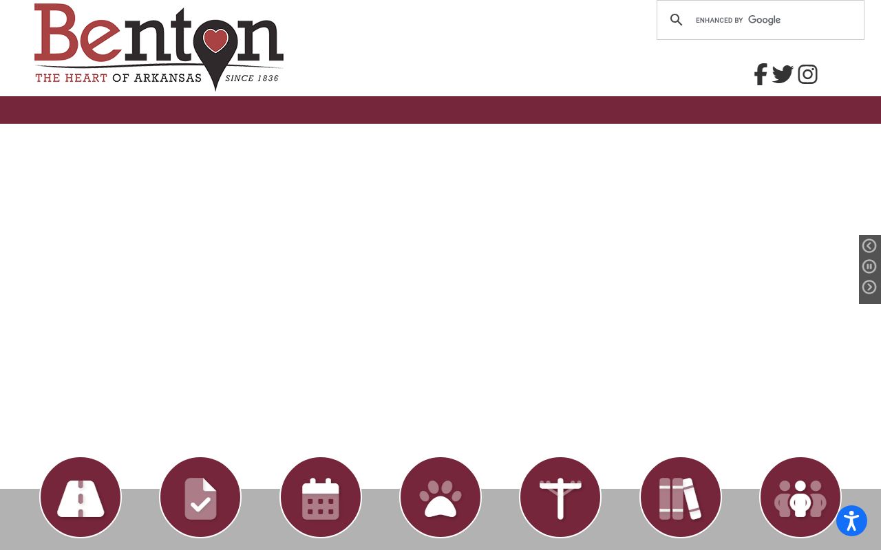 Benton Arkansas city clerk bankruptcy records reference