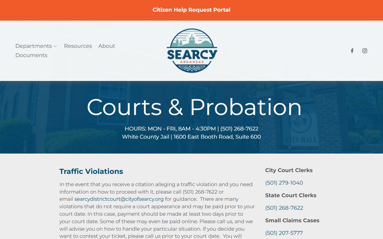 Searcy Arkansas bankruptcy records district court