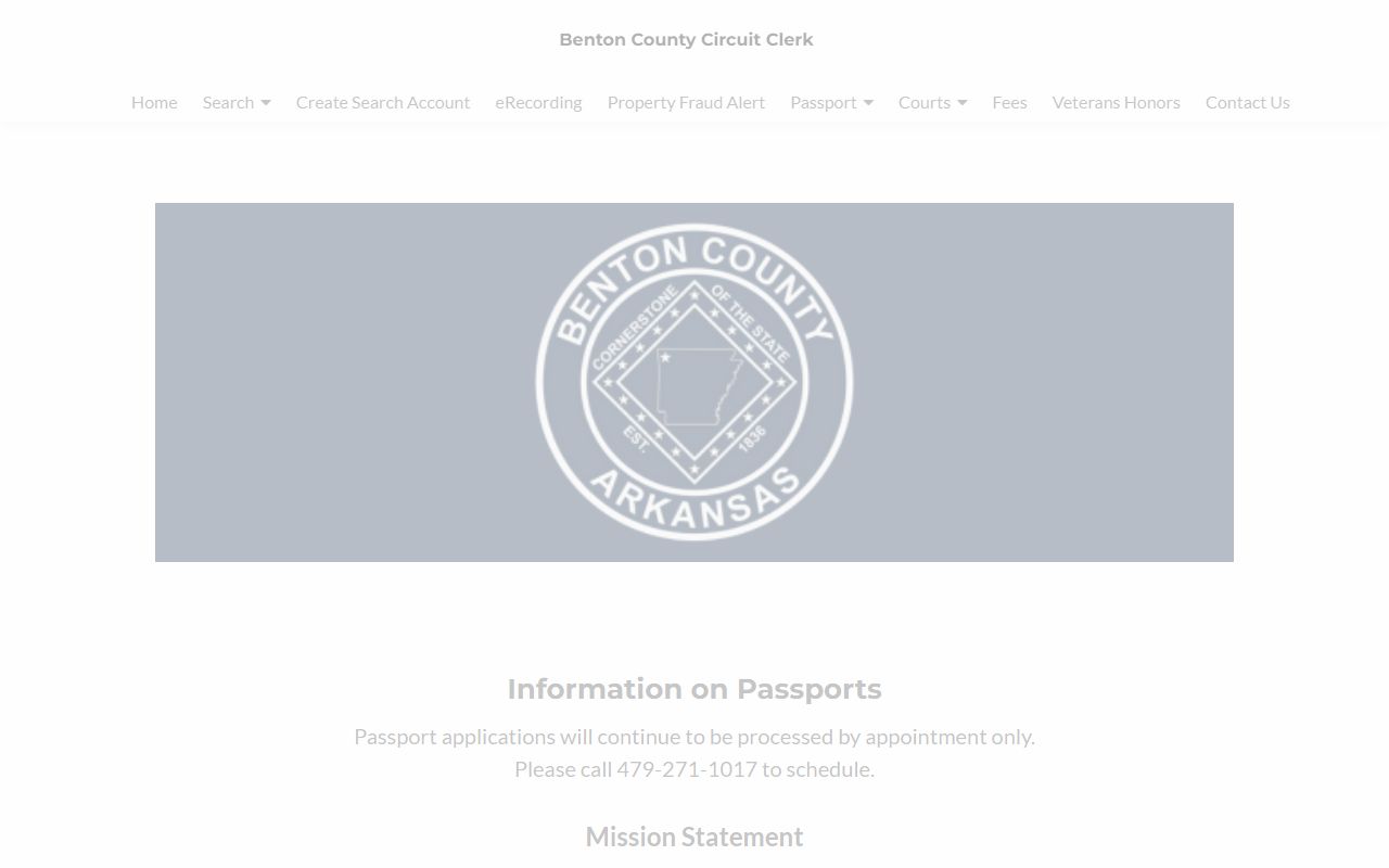 Benton County bankruptcy records circuit clerk website