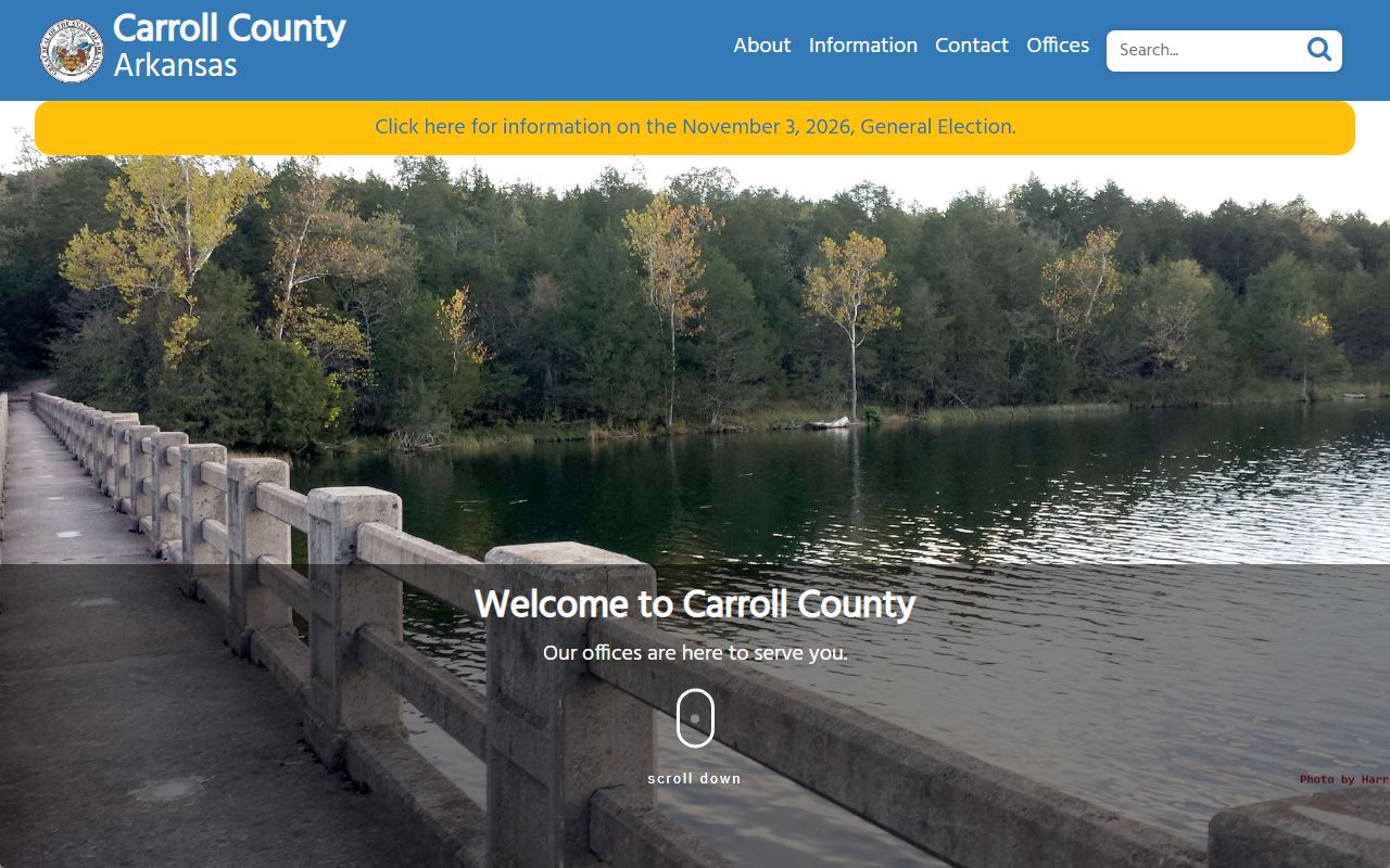 Carroll County government website bankruptcy court records