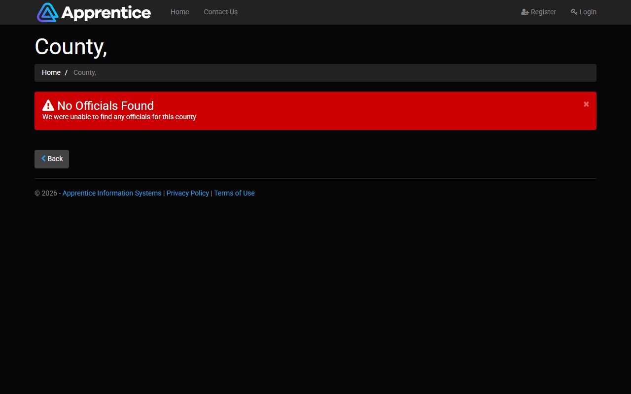 Desha County services portal for court records