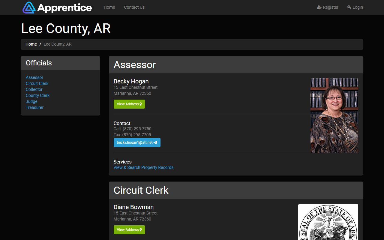 Lee County bankruptcy records mobile services