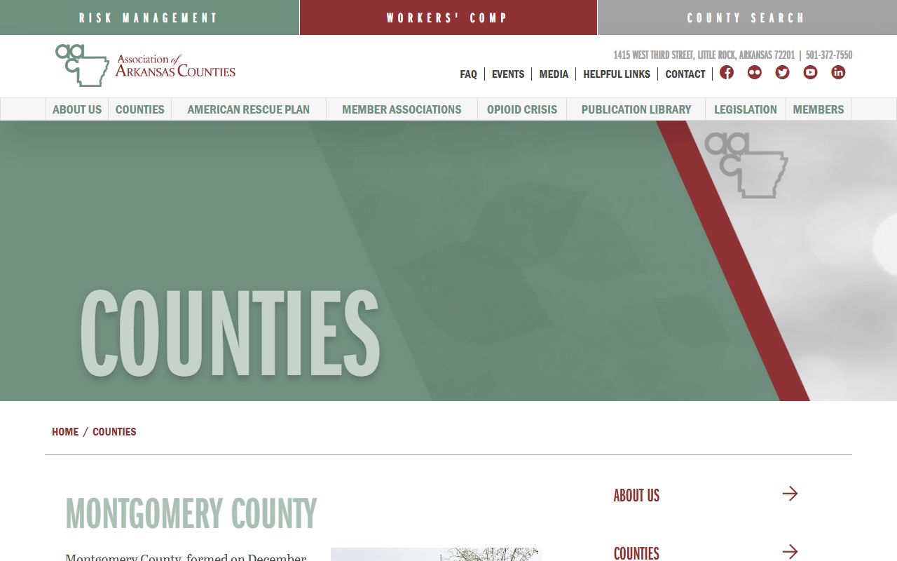 Montgomery County Arkansas bankruptcy records directory