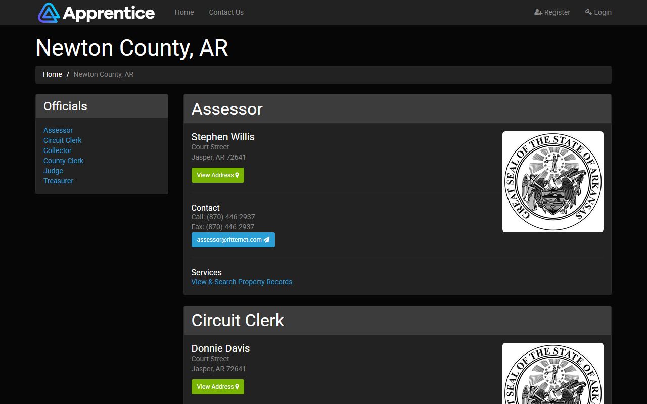 Newton County court service portal
