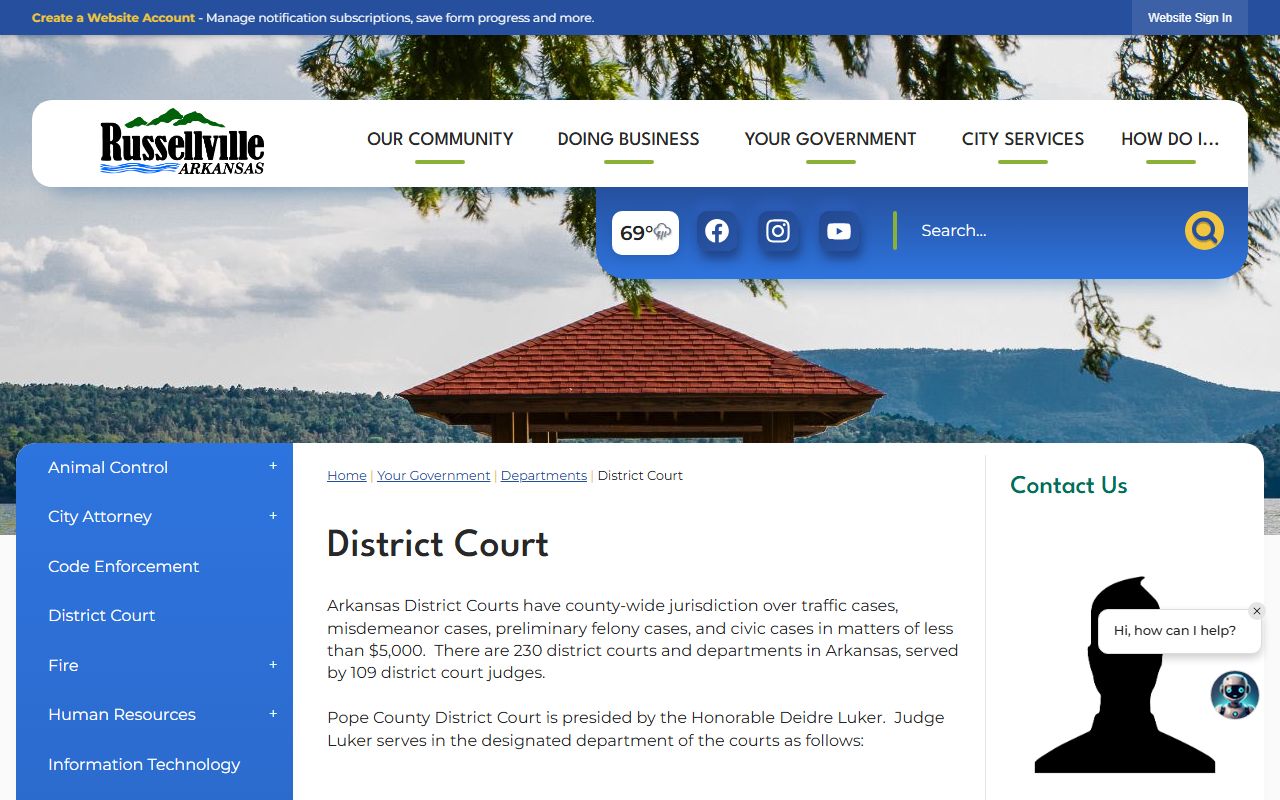 Pope County bankruptcy records Russellville District Court