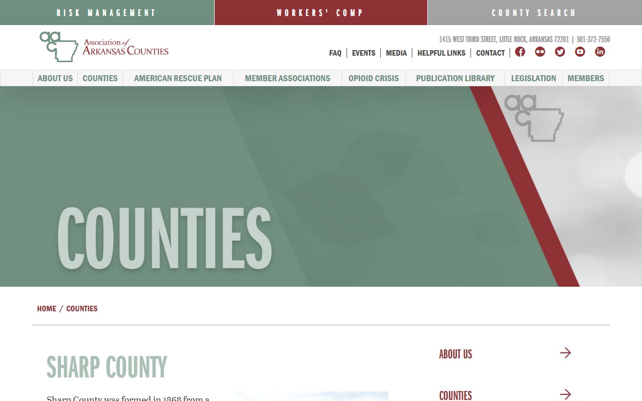 Sharp County bankruptcy records Association of Arkansas Counties profile