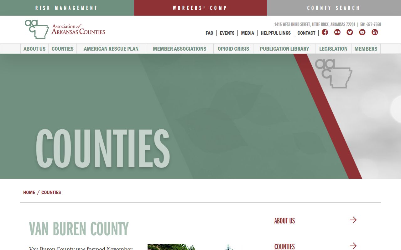 Van Buren County bankruptcy records Association of Arkansas Counties profile
